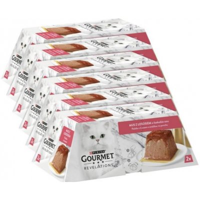 Gourmet Revelations jemná paštika s lososem a omáčkou 12 x 2 x 57 g – Hledejceny.cz