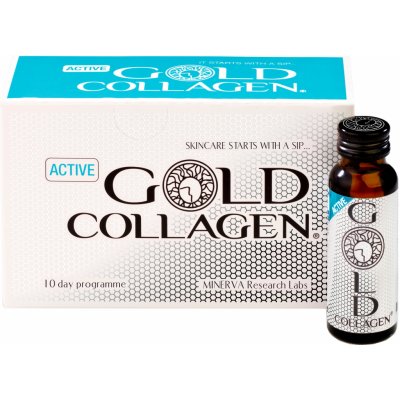 Gold collagen active gold collagen pro aktivní život 10x50 ml – Hledejceny.cz