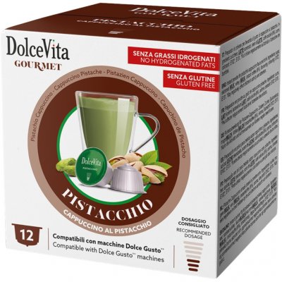 Dolce Vita Italfoods Cappuccino Pistácie do Dolce Gusto 12 ks – Hledejceny.cz