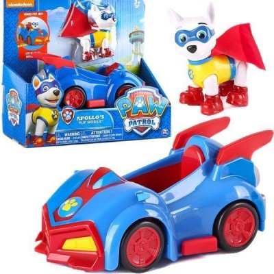 Spin Master Paw Patrol Tlapková Patrola vozidlo s figurkou Pup Mobile Apollo – Hledejceny.cz