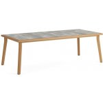 Jati Kebon Lynn Teak obdélníkový 234 x 105 x 75 cm rám teak deska keramika dekor Slate Black – Hledejceny.cz