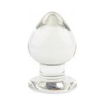 bdsm bondage shop Skleněný tvarovaný anální kolík SAK50 Čirá – Sleviste.cz