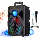 PŘENOSNÝ REPRODUKTOR PARTYBOX BLUETOOTH MIKROFON 2000W – Sleviste.cz