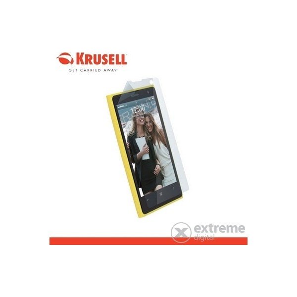 Ochranná fólie pro mobilní telefon Krusell Screen Protector , čistící hadřík ekologicky šetrných materiálů Nokia Lumia zařízení v 1020 ( 20182 )