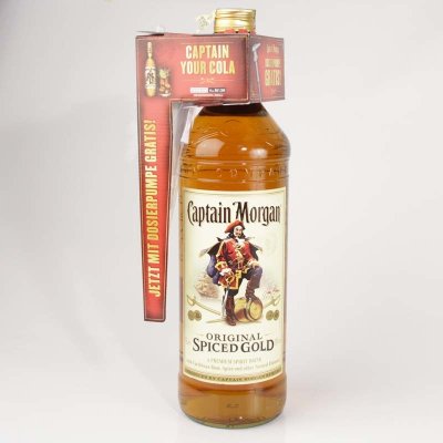 Captain Morgan Original Spiced Gold 35% 3 l (dárkové balení pumpa)