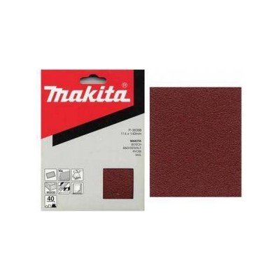 MAKITA P-36407 brusný papír 114*140mm, K80, 10ks, neděrovaný, bez zipu – Hledejceny.cz