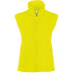 Fleecová vesta Melodie Zářivá žlutá – Zboží Mobilmania