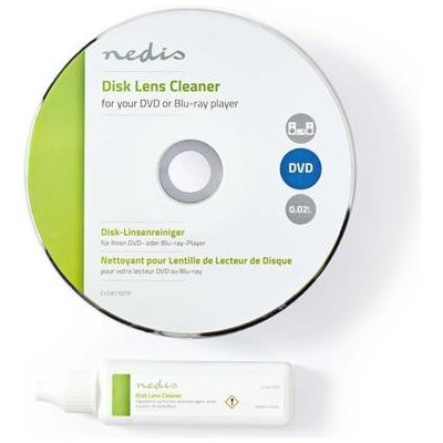 Nedis CLDK110TP DVD / Blu-ray čisticí disk s kapalinou 20 ml – Zbozi.Blesk.cz