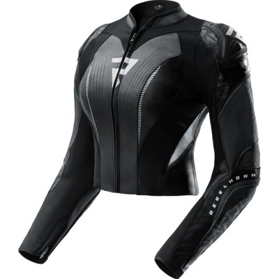 REBELHORN DIVA RS WOMEN BLACK LEATHER MOTOCYCLE JACKET – Zboží Mobilmania