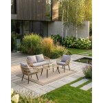 Avida Design Zahradní odpočinkový set Madera pro 4 osoby, šedý – Hledejceny.cz