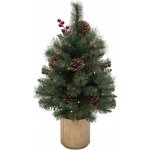 HOME Umělý vánoční stromek se zabudovaným LED osvětlením 60cm KMF60BLED – Hledejceny.cz
