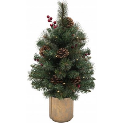 HOME Umělý vánoční stromek se zabudovaným LED osvětlením 60cm KMF60BLED – Hledejceny.cz