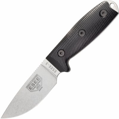 ESEE Knives Model 3 S35VN 3D G10 survival knife 3PM35V-001 sheath – Zboží Mobilmania