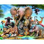 Ravensburger Afričtí přátelé 300 dílků – Zboží Dáma