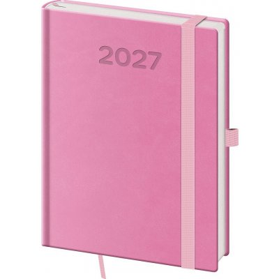 Helma Print Pop B6 denní 2027 růžový – Zboží Dáma