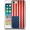 Pouzdro a kryt na mobilní telefon Apple Pouzdro HEAD CASE Apple iPhone 7 VLAJKA USA