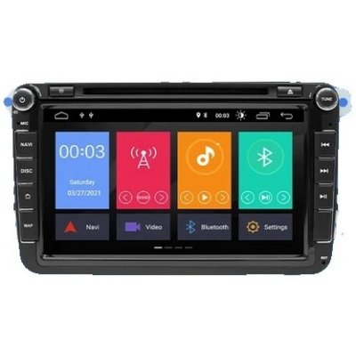 OEM Carplay Android Auto DVD rádio, VW Škoda Octavia Golf 5 6 Touran Passat B6 Polo Jetta, Auto GPS Multimedia, 4Core 2GB 32GB