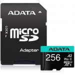 ADATA MicroSDXC 256 GB AUSDX256GUI3V30SA2-RA1 – Hledejceny.cz
