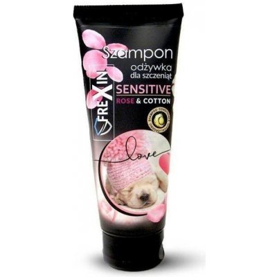 FREXIN Sensitive šampon s kondicionérem pro štěňata Rose & Cotton 220 g – Zboží Mobilmania