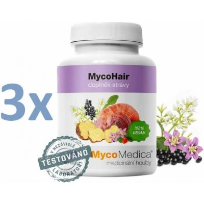 MycoMedica MycoHair 3 x 90 tobolek – Hledejceny.cz