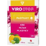 Virostop pastilky s příchutí citrusů 20 pastilek – Hledejceny.cz