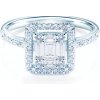 Prsteny Savicki zásnubní prsten bílé zlato diamanty SAVR52657 W