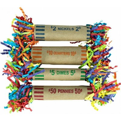 MistrPet.cz Hračka pro papoušky Papouščí blaster sada 4ks na trhání – Zboží Dáma