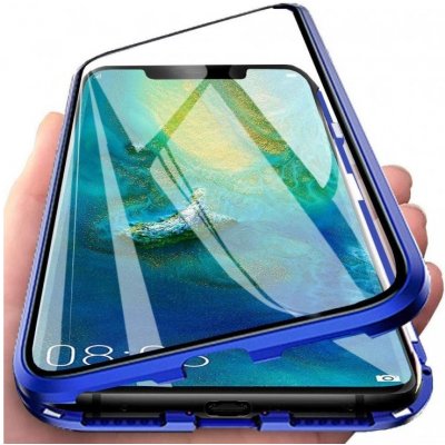 Pouzdro Beweare Magnetické oboustranné s tvrzeným sklem na Samsung Galaxy S21 Ultra / S21 Ultra 5G - modré