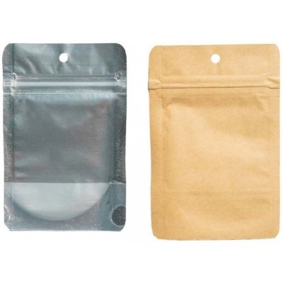 Qnubu Zip Sáček Kraft 7g, 10x16,5 cm (balení 50 ks) – Zboží Mobilmania