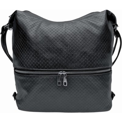Velký černý kabelko-batoh 2v1 s praktickou kapsou – Zboží Mobilmania