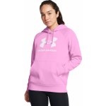 Under Armour dámská mikina UA RIVAL FLEECE BIG LOGO HDY 1379501-638 Růžový – Zboží Dáma
