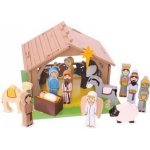 Bigjigs Toys dřevěné hračky Betlém pro nejmenší – Sleviste.cz