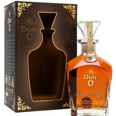 Don Q Gran Añejo Puerto Rican 40% 0,7 l (kartón) – Hledejceny.cz