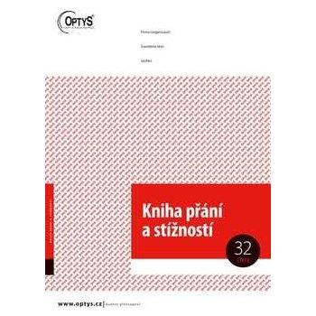 Optys 1256 Kniha přání a stížností A4 nepropisující 32 listů