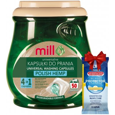Ecomill Prací Kapsle Polské Hemp 50 PD – Hledejceny.cz