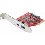 Startech 2-Port 10Gbps USB-A & USB-C PCIe Card, USB 3.1 Gen 2 PCI Express Type C/A Host Controller Card Adapter, USB 3.2 Gen 2x1 PCIe Desktop Expansion Add-On Card, Windows/macOS/Linux - Full/Low-Prof – Hledejceny.cz