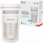 Akuku transparentní sterilní sáčky pro skladování mléka a pokrmů 150ml 30ks transparentní – Zboží Mobilmania