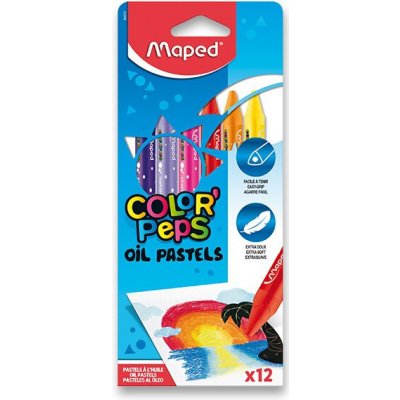 Maped Olejové pastely Color´Peps 12 ks – Zboží Mobilmania