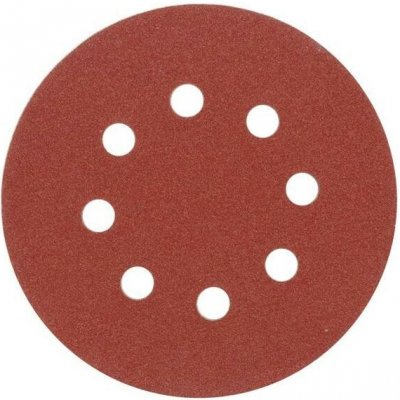 VOREL Brusný papír 125 mm P150 s otvory v sadě TO-08585 5906083085857 – Sleviste.cz