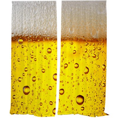 IMPAR Závěsy Pivo (Rozměr : 140x250, Materiál: Interlock) – Hledejceny.cz