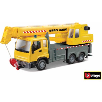 Bburago servisní vozidla Construction Truck with Crane 1:43 – Zbozi.Blesk.cz