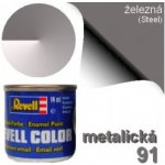 Revell emailová 32191: metalická ocelová steel metallic – Zboží Mobilmania