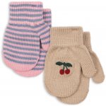 Konges Sløjd Palčáky Filla 2 kusy Cherry Stripe – Zboží Dáma