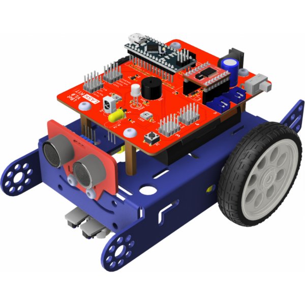 Elektronická stavebnice LaskaKit LBot V1.0 stavebnice robota Modrá