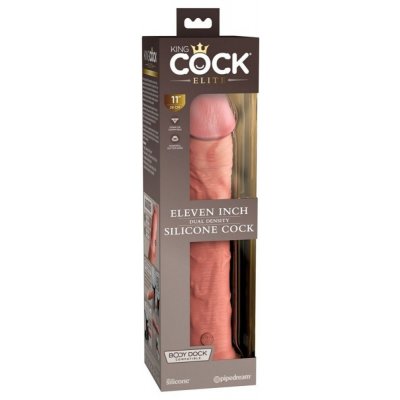 Pipedream King Cock Elite 11“ Dual Density Silicone Cock