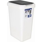 Tontarelli Odpadkový koš Touch & Lift 25 l krémová/šedá – Sleviste.cz