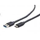 Gembird CCP-USB3-AMCM-6 USB 3.0 type-C (AM/CM), 1.8m, černý