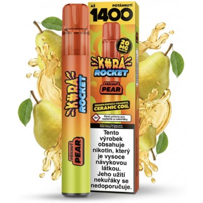 Kurwa Rocket Pear Caramel Ice 20 mg 1 200 potahů – Sleviste.cz
