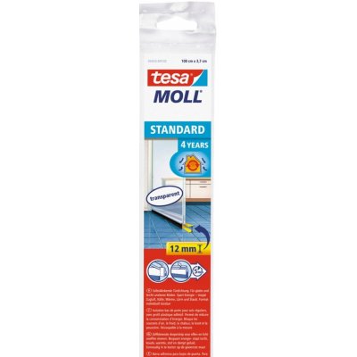 tesamoll® tesamoll® Kartáčová lišta pod dveře STANDARD Barva: průhledná, Rozměr: 1 m : 37 mm, Doplňující informace: životnost 4 roky – Hledejceny.cz