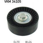 Vratna/vodici kladka, klinovy zebrovy remen SKF VKM 34105